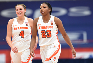 Syracuse mounted a comeback after trailing by 25 points at half but ultimately came up short in overtime against the Tigers, 86-77.