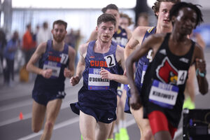 After winning the unseeded section of the ACC men’s 5000m, Paul O’Donnell shifted his focus to qualifying for the NCAA championships.